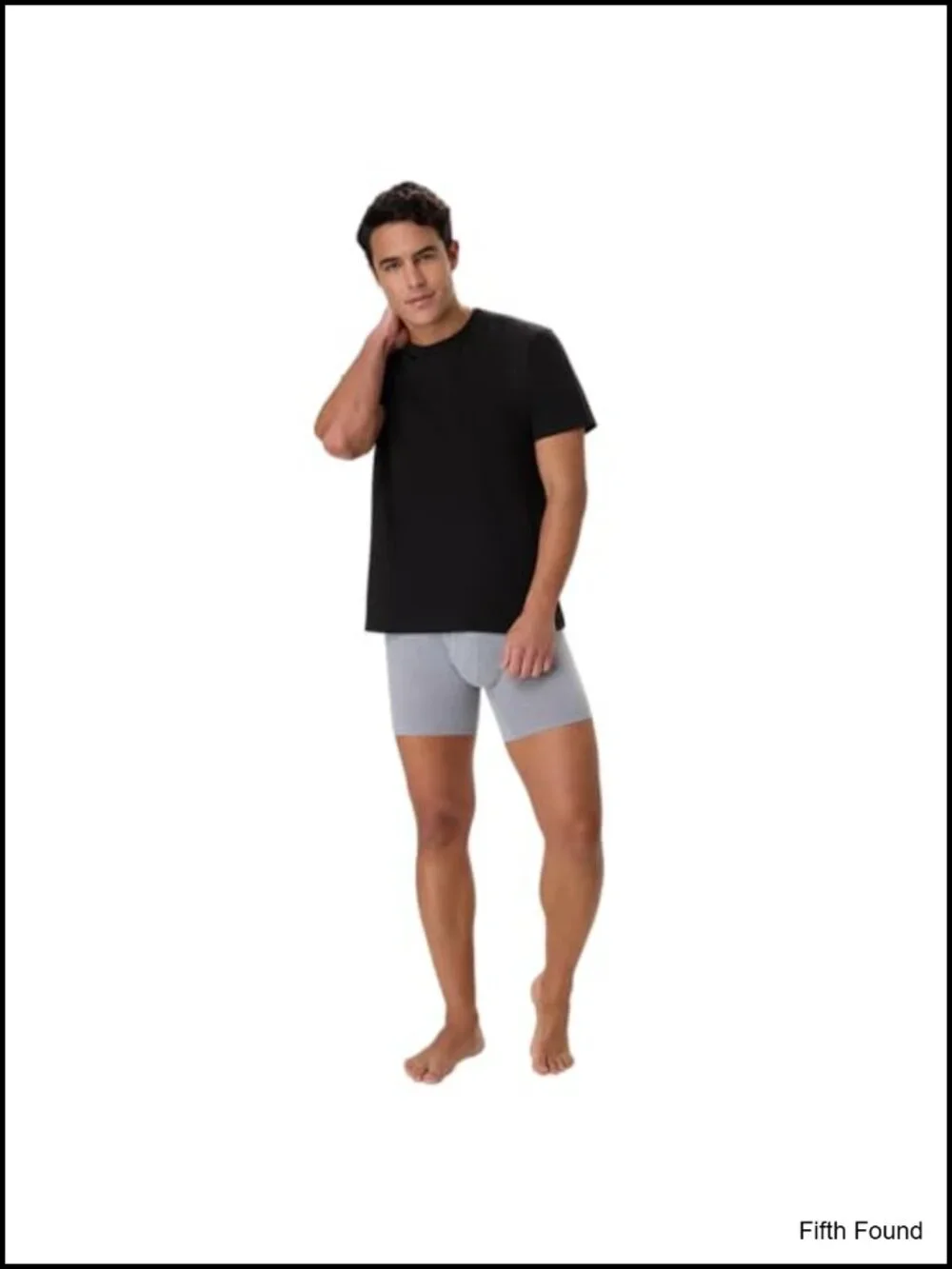 5-Pack Men's Cotton Crewneck Undershirt Tees Moisture Wicking Tagless